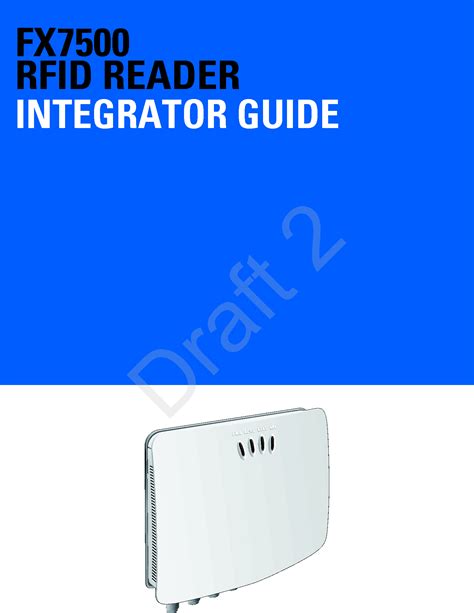 fx7500 fixed rfid reader|fx7500 manual.